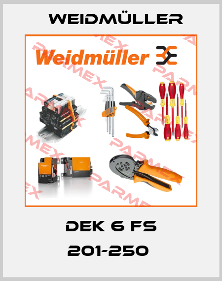 DEK 6 FS 201-250  Weidmüller
