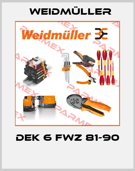 DEK 6 FWZ 81-90  Weidmüller