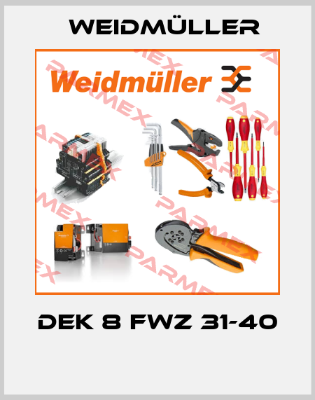 DEK 8 FWZ 31-40  Weidmüller