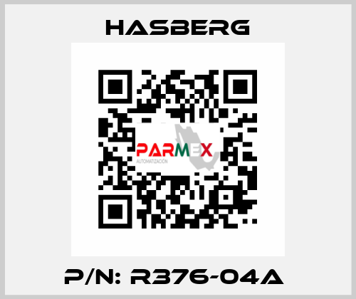 P/N: R376-04A  Hasberg