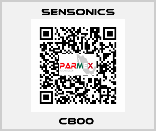 C800  Sensonics