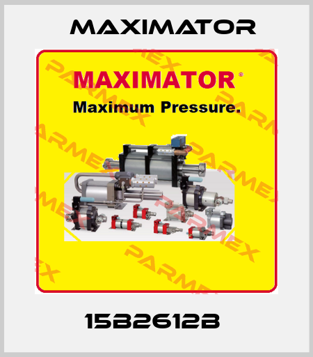 15B2612B  Maximator