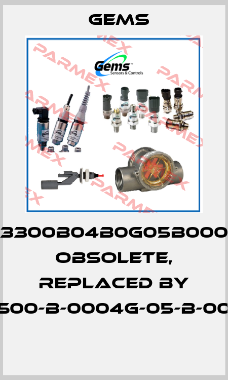 3300B04B0G05B000 obsolete, replaced by 3500-B-0004G-05-B-000  Gems
