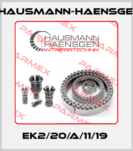 EK2/20/A/11/19  Hausmann-Haensgen