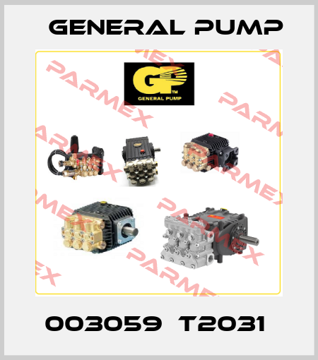 003059  T2031  General Pump