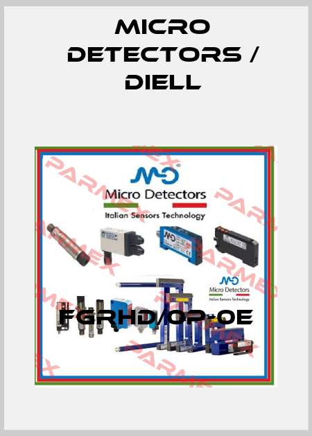 FGRHD/0P-0E Micro Detectors / Diell