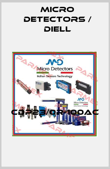 CDP23/0R-100AC  Micro Detectors / Diell