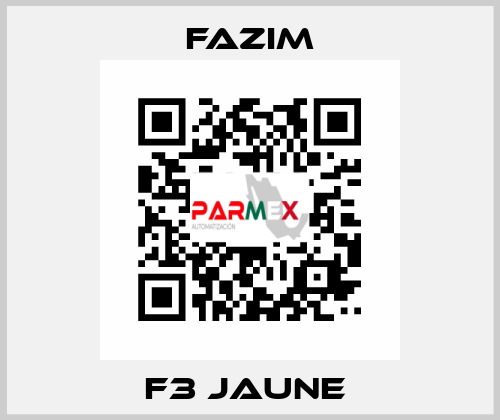 F3 JAUNE  Fazim