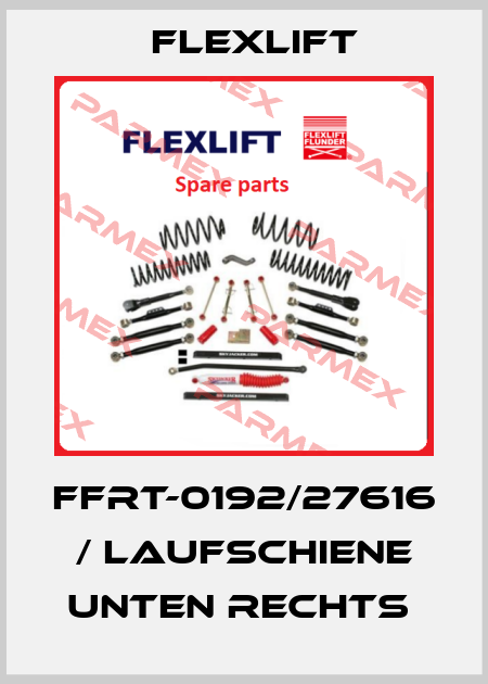 FFRT-0192/27616 / LAUFSCHIENE UNTEN RECHTS  Flexlift