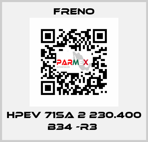 HPEV 71SA 2 230.400 B34 -R3  Freno