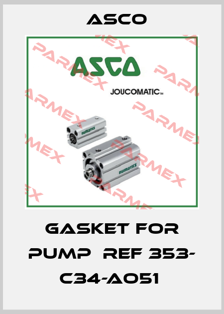 GASKET FOR PUMP  REF 353- C34-AO51  Asco