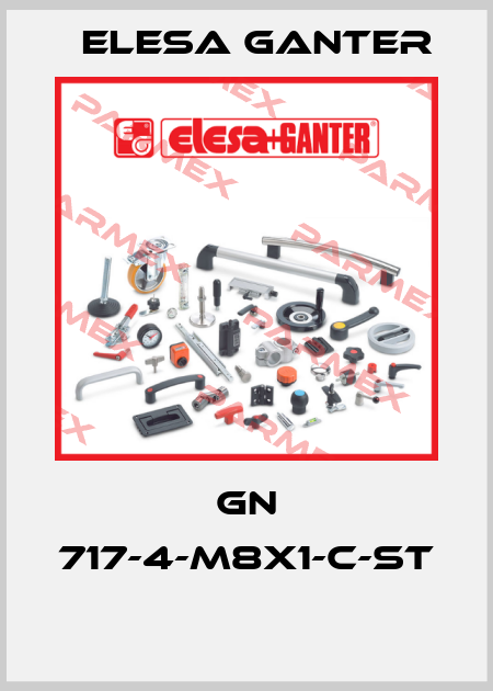 GN 717-4-M8X1-C-ST  Elesa Ganter