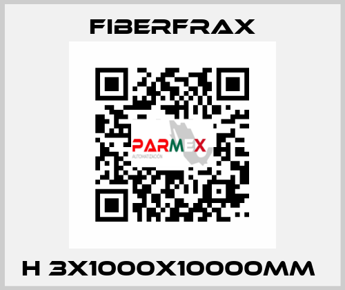 H 3X1000X10000MM  Fiberfrax