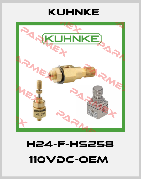H24-F-HS258 110VDC-OEM  Kuhnke