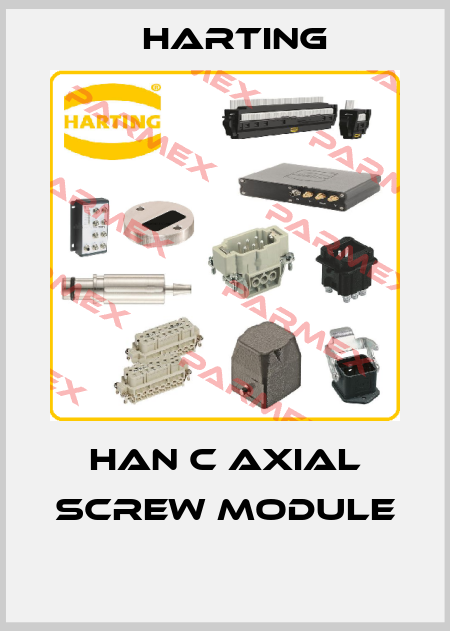 HAN C AXIAL SCREW MODULE  Harting