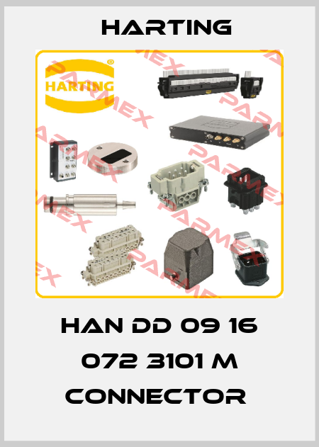 HAN DD 09 16 072 3101 M CONNECTOR  Harting