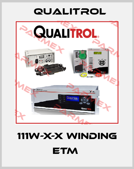 111W-X-X WINDING ETM  Qualitrol