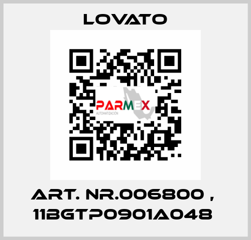 Art. Nr.006800 ,  11BGTP0901A048  Lovato