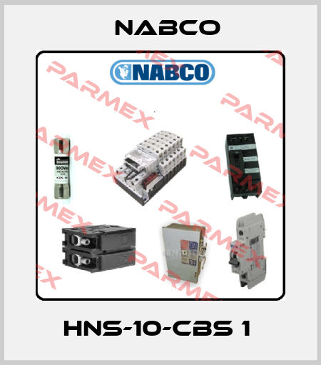 HNS-10-CBS 1  Nabco