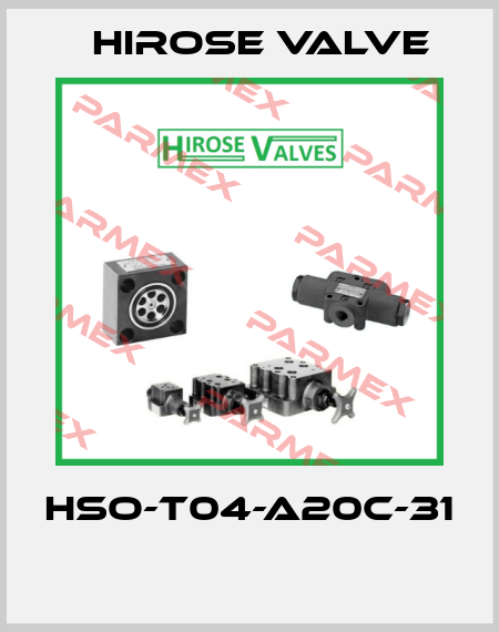 HSO-T04-A20C-31  Hirose Valve