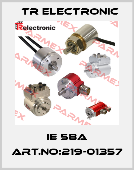 IE 58A ART.NO:219-01357 TR Electronic