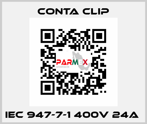 IEC 947-7-1 400V 24A  Conta Clip