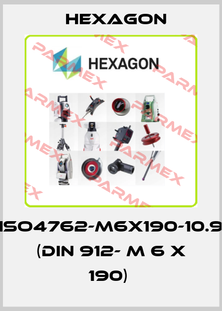 ISO4762-M6X190-10.9 (DIN 912- M 6 x 190)  Hexagon