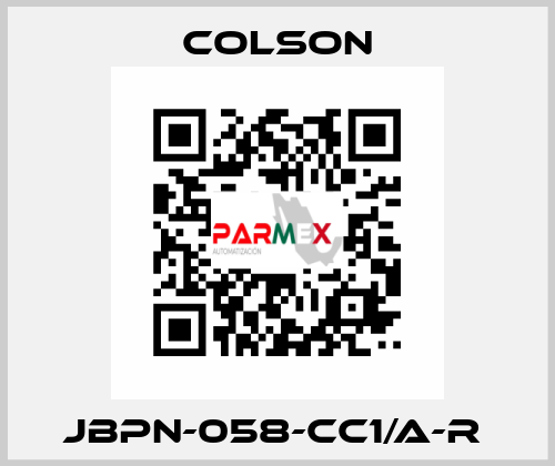 JBPN-058-CC1/A-R  Colson