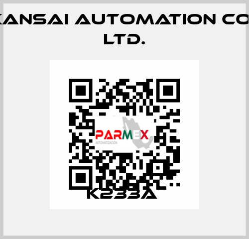 K233A  KANSAI Automation Co., Ltd.