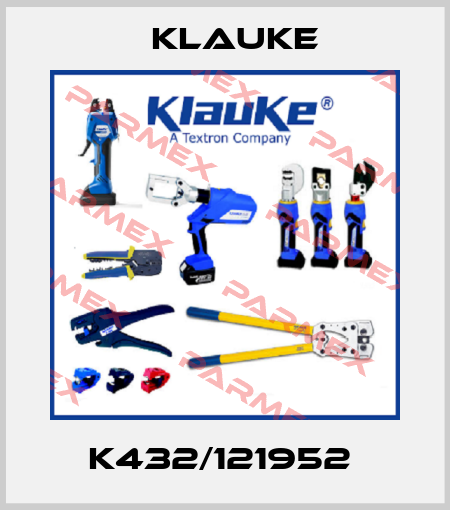 K432/121952  Klauke