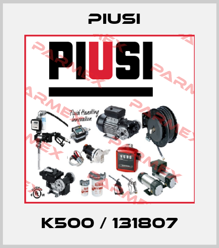 K500 / 131807 Piusi