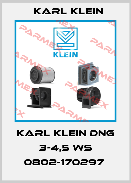 KARL KLEIN DNG 3-4,5 WS 0802-170297  Karl Klein
