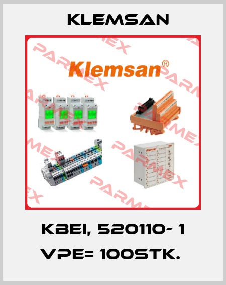 KBEI, 520110- 1 VPE= 100Stk.  Klemsan