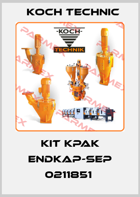 KIT KPAK ENDKAP-SEP 0211851  Koch Technic