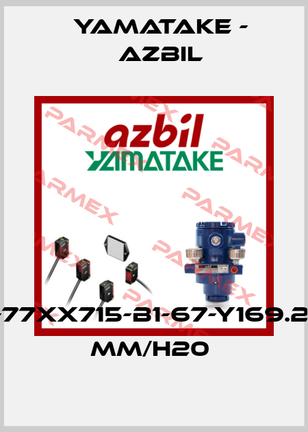 KOP72Z-77XX715-B1-67-Y169.250-5500 MM/H20  Yamatake - Azbil