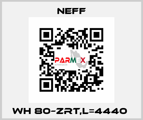 WH 80–ZRT,L=4440  Neff