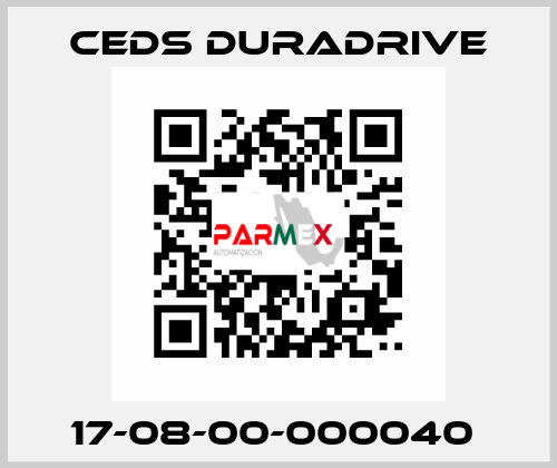 17-08-00-000040  Ceds Duradrive