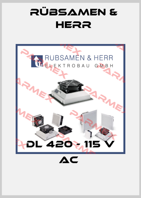 DL 420 - 115 V AC  Rübsamen & Herr