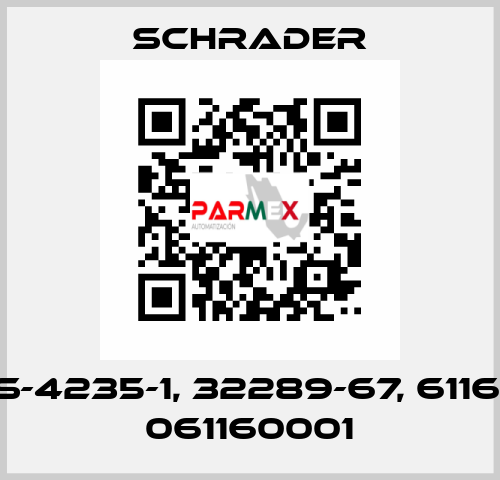 S-4235-1, 32289-67, 6116, 061160001 Schrader
