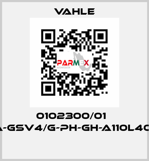 0102300/01    SA-GSV4/G-PH-GH-A110L40-16  Vahle