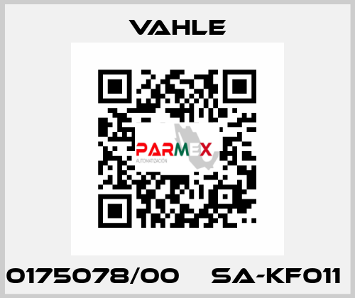 0175078/00    SA-KF011  Vahle