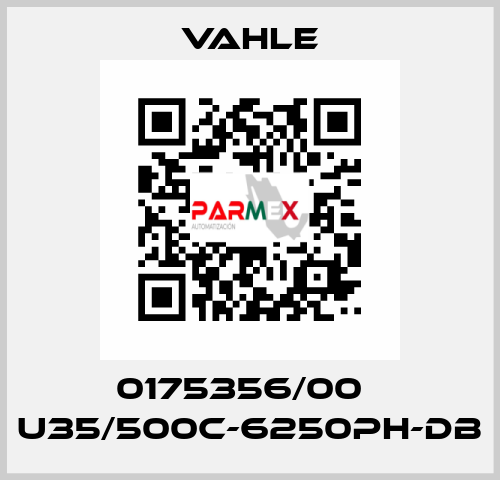 0175356/00    U35/500C-6250PH-DB  Vahle