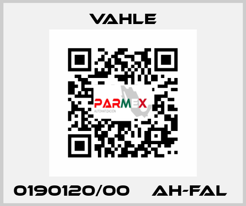 0190120/00    AH-FAL  Vahle