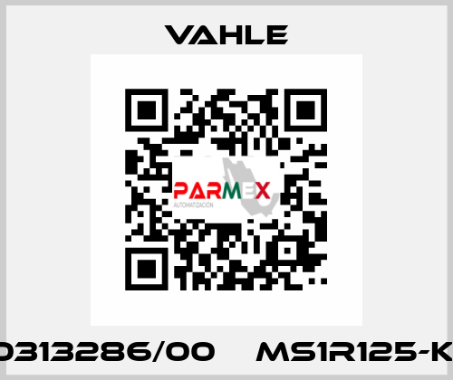 0313286/00    MS1R125-K  Vahle