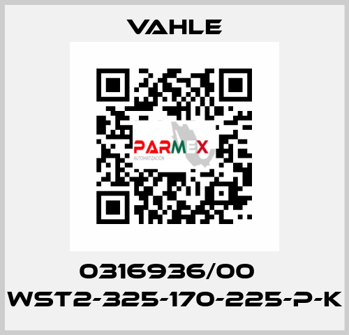 0316936/00    WST2-325-170-225-P-K  Vahle