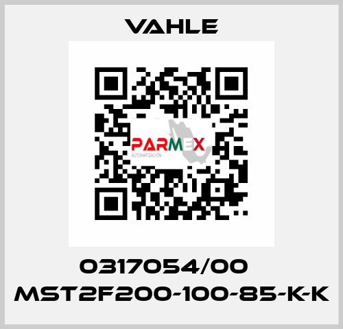 0317054/00    MST2F200-100-85-K-K  Vahle