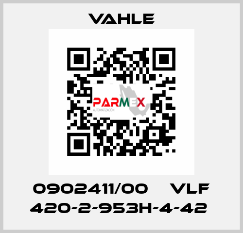 0902411/00    VLF 420-2-953H-4-42  Vahle