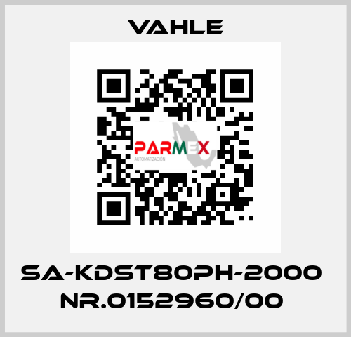 SA-KDST80PH-2000  Nr.0152960/00  Vahle