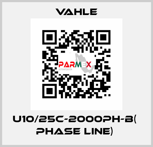 U10/25C-2000PH-B(  phase line)  Vahle