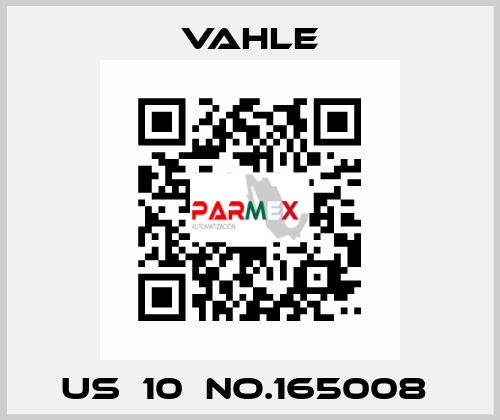 US  10  NO.165008  Vahle